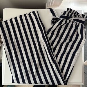 Shein wide leg striped pants